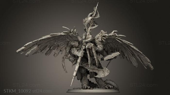 Figurines heroes, monsters and demons (Tzeentch, STKM_10092) 3D models for cnc