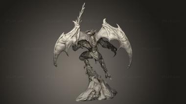 Figurines heroes, monsters and demons (Scragoth Raptor, STKM_10108) 3D models for cnc