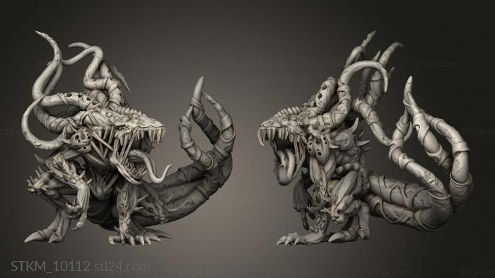 Figurines heroes, monsters and demons (Shadow Lurker, STKM_10112) 3D models for cnc