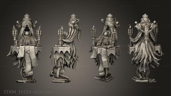 Figurines heroes, monsters and demons (Scribe Doom Koshes, STKM_10114) 3D models for cnc