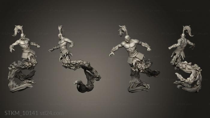 Figurines heroes, monsters and demons (Aladdin Genie, STKM_10141) 3D models for cnc