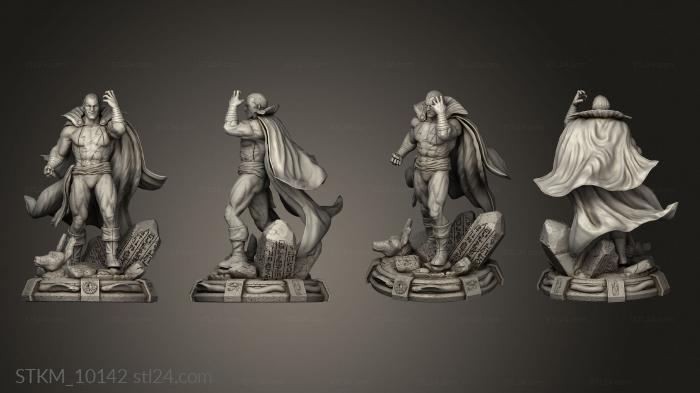 Figurines heroes, monsters and demons (Black Adam Artefatos, STKM_10142) 3D models for cnc