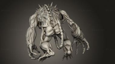 Figurines heroes, monsters and demons (Undead Cyclops, STKM_10146) 3D models for cnc