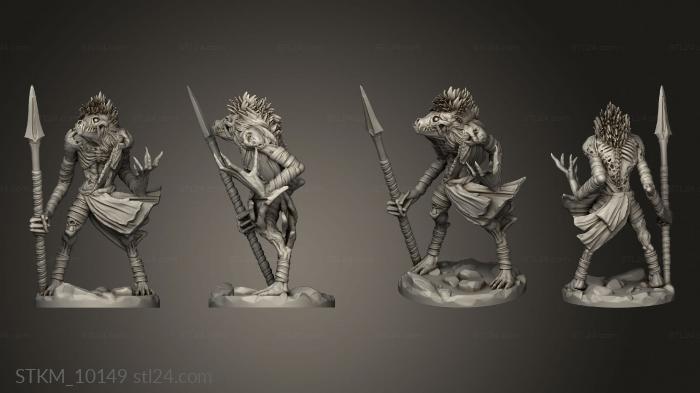 Figurines heroes, monsters and demons (erer, STKM_10149) 3D models for cnc