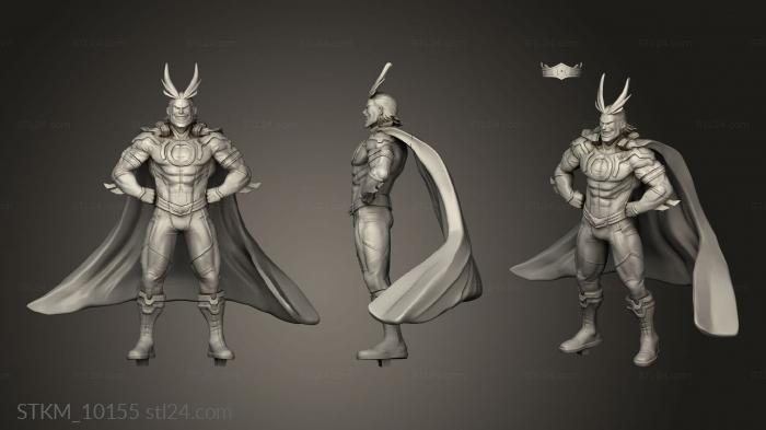 Figurines heroes, monsters and demons (Allmighty Razo, STKM_10155) 3D models for cnc