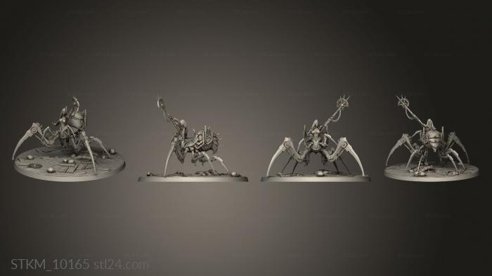 Figurines heroes, monsters and demons (Arachnea Enfer, STKM_10165) 3D models for cnc