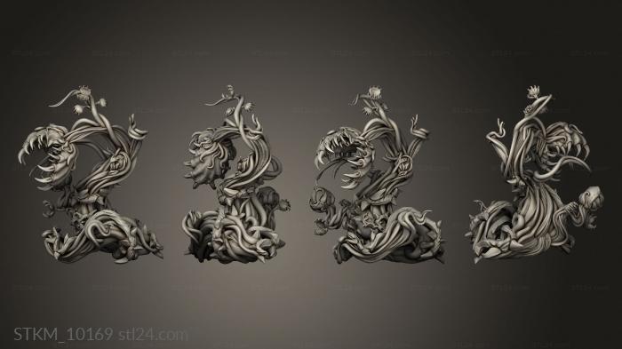 Figurines heroes, monsters and demons (Vine Leviathan, STKM_10169) 3D models for cnc