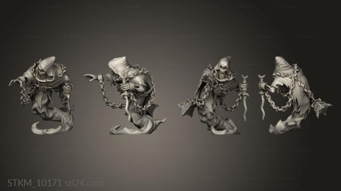 Figurines heroes, monsters and demons (Unshackled, STKM_10171) 3D models for cnc