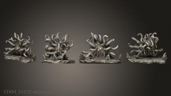 Figurines heroes, monsters and demons (Chaos Creatures Creature, STKM_10172) 3D models for cnc