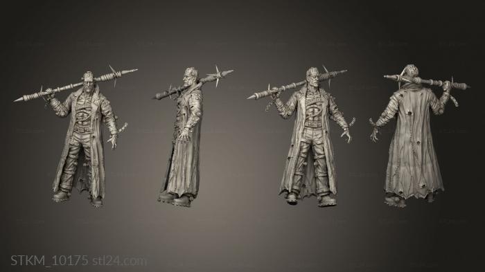 Figurines heroes, monsters and demons (Victorian Monster Frankenstein, STKM_10175) 3D models for cnc
