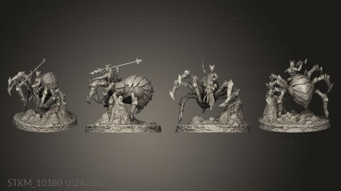 Figurines heroes, monsters and demons (The Queens Web Underworld Arachnis, STKM_10180) 3D models for cnc