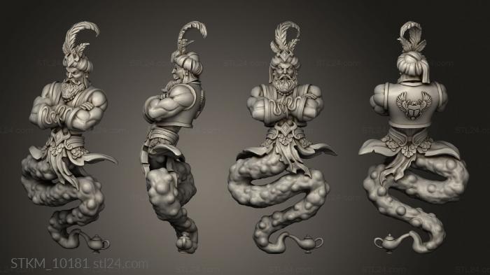 Figurines heroes, monsters and demons (The Sands Time Ephreton, STKM_10181) 3D models for cnc