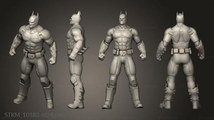 Figurines heroes, monsters and demons (Batman Arkham, STKM_10183) 3D models for cnc