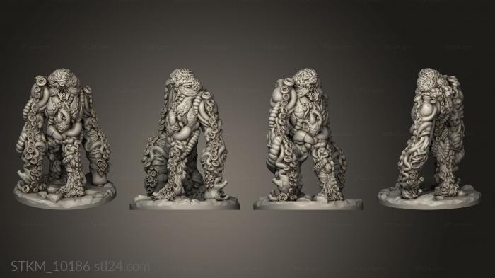 Figurines heroes, monsters and demons (Organ Golem, STKM_10186) 3D models for cnc