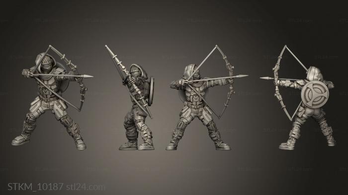 Figurines heroes, monsters and demons (TASKMASTER Charge Master, STKM_10187) 3D models for cnc