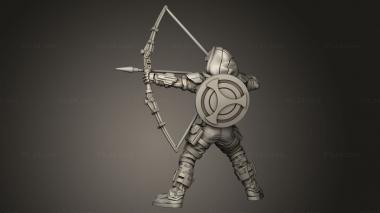 Figurines heroes, monsters and demons (TASKMASTER Charge Master, STKM_10187) 3D models for cnc