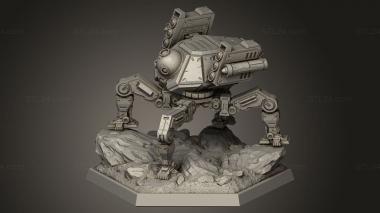 Figurines heroes, monsters and demons (Sci Enemies Cabal Robot, STKM_10188) 3D models for cnc