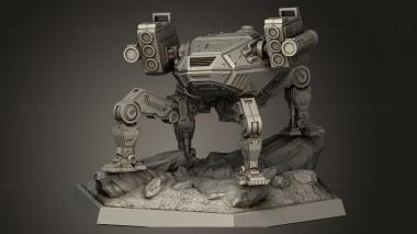 Figurines heroes, monsters and demons (Sci Enemies Cabal Robot, STKM_10188) 3D models for cnc