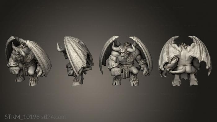 Figurines heroes, monsters and demons (Warhammer, STKM_10196) 3D models for cnc