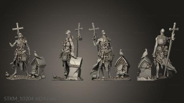 Figurines heroes, monsters and demons (Alain, STKM_10204) 3D models for cnc