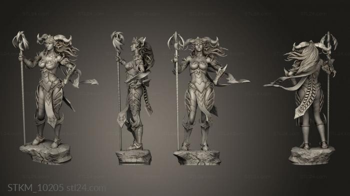 Figurines heroes, monsters and demons (Alexstrasza, STKM_10205) 3D models for cnc