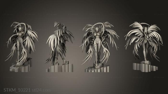 Figurines heroes, monsters and demons (Angewomon mix, STKM_10221) 3D models for cnc