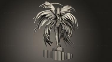 Figurines heroes, monsters and demons (Angewomon mix, STKM_10221) 3D models for cnc