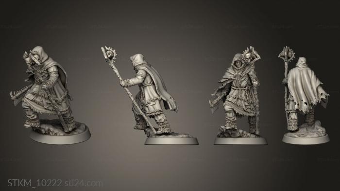 Figurines heroes, monsters and demons (Valhalla Forderung Ice Tribe Enemies Climber, STKM_10222) 3D models for cnc