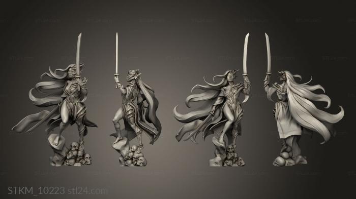 Figurines heroes, monsters and demons (Zodiac War Gemini, STKM_10223) 3D models for cnc