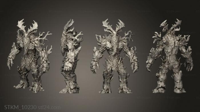 Figurines heroes, monsters and demons (Elven Grace Elder Treant, STKM_10230) 3D models for cnc