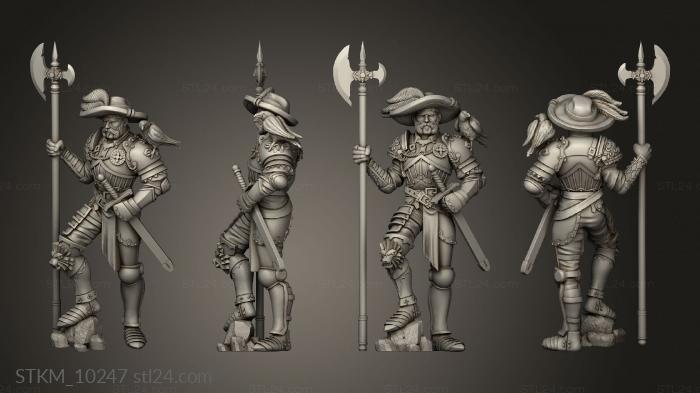 Figurines heroes, monsters and demons (AX, STKM_10247) 3D models for cnc