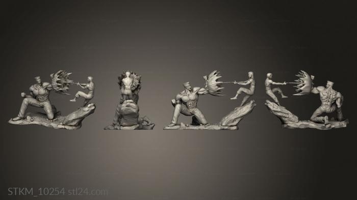Figurines heroes, monsters and demons (TOGURO YUSUKE maior, STKM_10254) 3D models for cnc