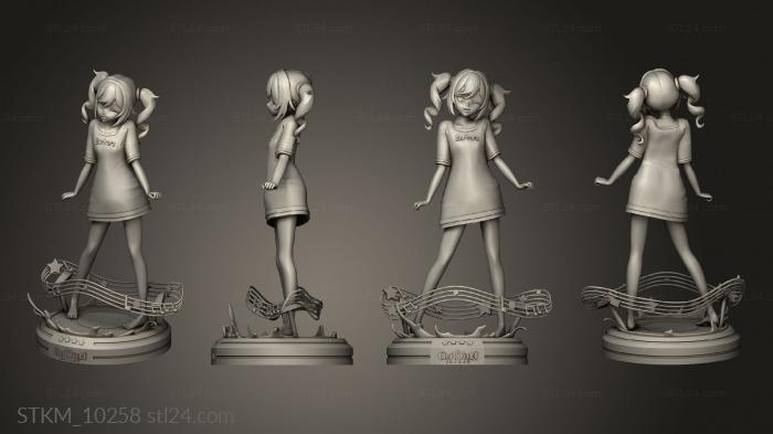 Figurines heroes, monsters and demons (Barbara Pegg Genshin Impact, STKM_10258) 3D models for cnc