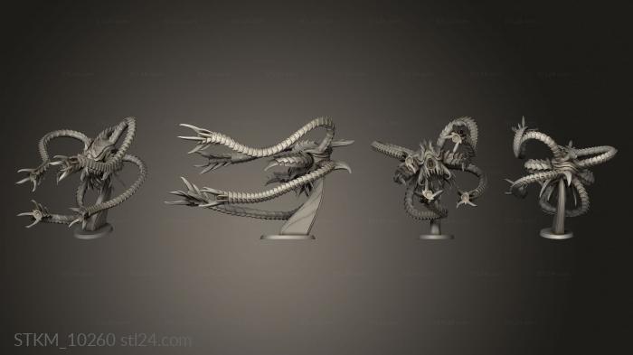 Figurines heroes, monsters and demons (The Souls in Steel Sentinel Horror Oval, STKM_10260) 3D models for cnc
