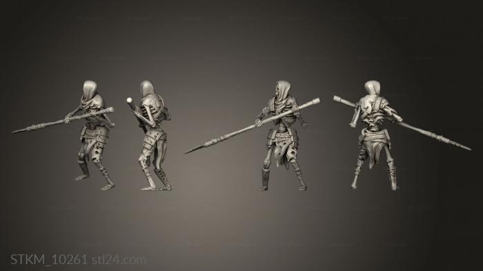Figurines heroes, monsters and demons (Starter Skeleton Speed UNIT, STKM_10261) 3D models for cnc