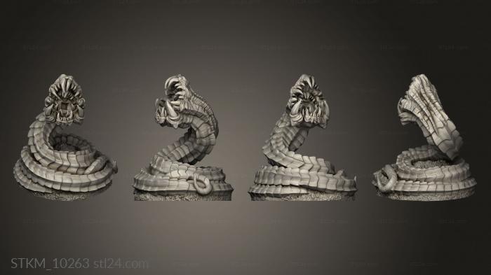 Figurines heroes, monsters and demons (Thieves and Assassins Claw Serpent, STKM_10263) 3D models for cnc