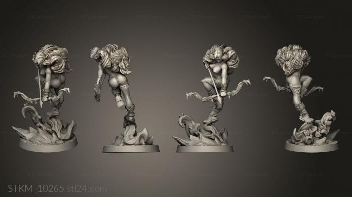 Figurines heroes, monsters and demons (ch exotic, STKM_10265) 3D models for cnc
