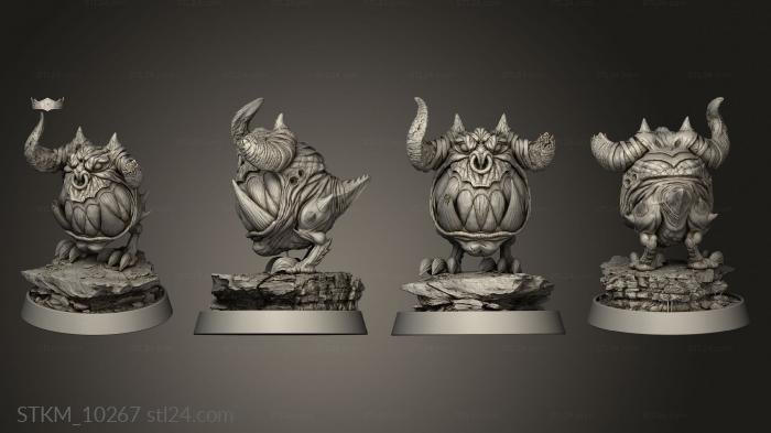 Figurines heroes, monsters and demons (Creature Squig, STKM_10267) 3D models for cnc