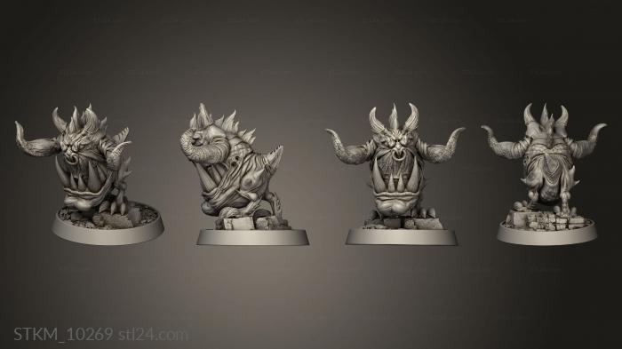 Figurines heroes, monsters and demons (Creature Squig, STKM_10269) 3D models for cnc
