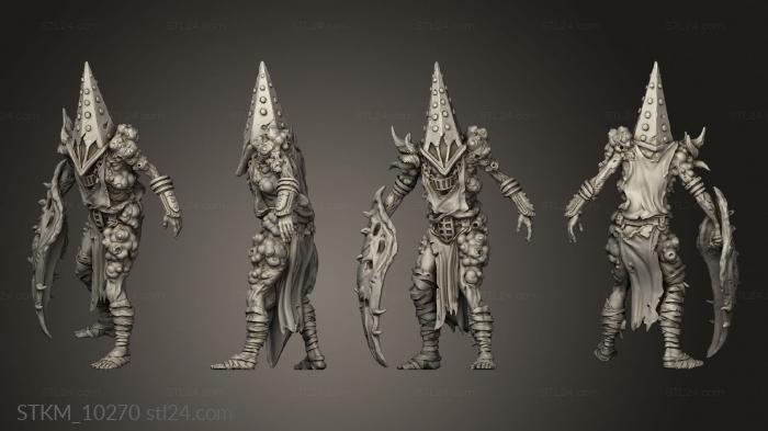 Figurines heroes, monsters and demons (Acolyte, STKM_10270) 3D models for cnc