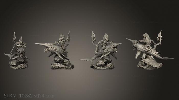 Figurines heroes, monsters and demons (Shakarkha Sharktamers, STKM_10282) 3D models for cnc