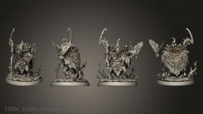 Figurines heroes, monsters and demons (Peggy, STKM_10296) 3D models for cnc