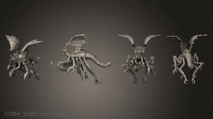 Figurines heroes, monsters and demons (Elder Gods Mi go, STKM_10303) 3D models for cnc