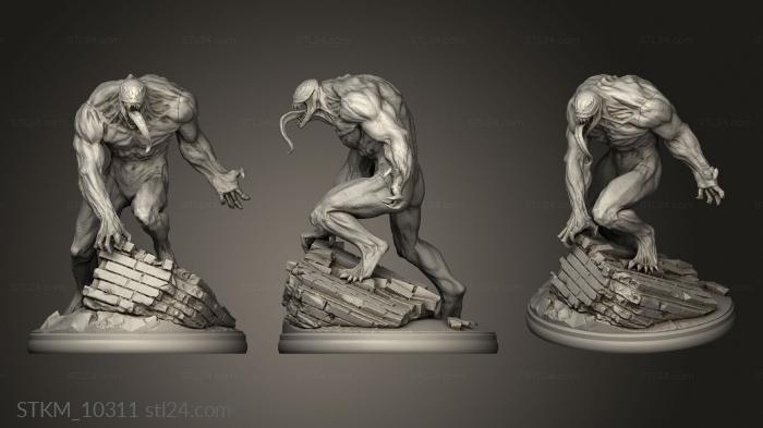 Figurines heroes, monsters and demons (Venom, STKM_10311) 3D models for cnc