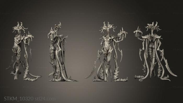 Figurines heroes, monsters and demons (Greater Demoness, STKM_10320) 3D models for cnc