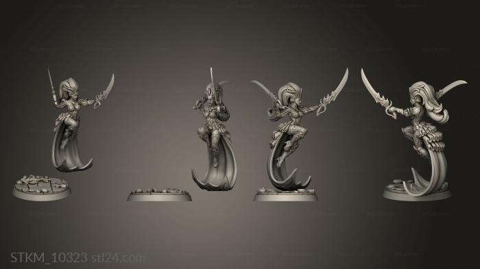 Figurines heroes, monsters and demons (Videnta the Bloody Baroness, STKM_10323) 3D models for cnc