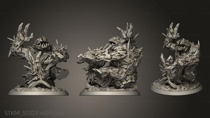 Figurines heroes, monsters and demons (Vine Ogre, STKM_10327) 3D models for cnc