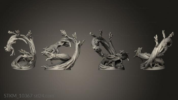 Figurines heroes, monsters and demons (Druids Thickerver Feral Summoner, STKM_10367) 3D models for cnc