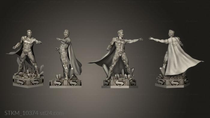 Figurines heroes, monsters and demons (Cyborg erman and can be separated is, STKM_10374) 3D models for cnc