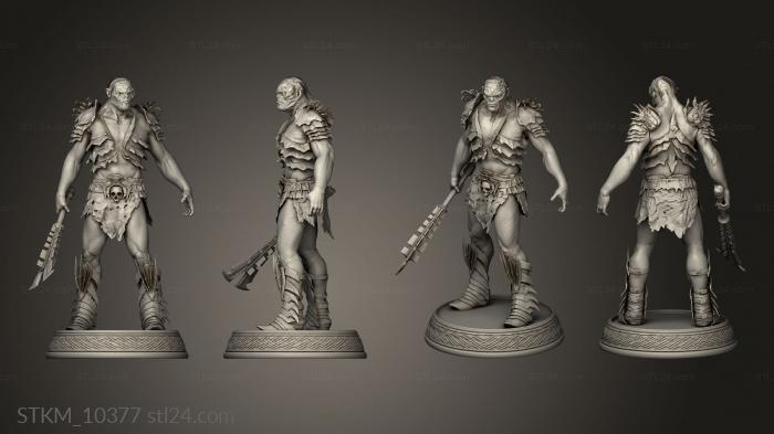 Figurines heroes, monsters and demons (Bolg, STKM_10377) 3D models for cnc